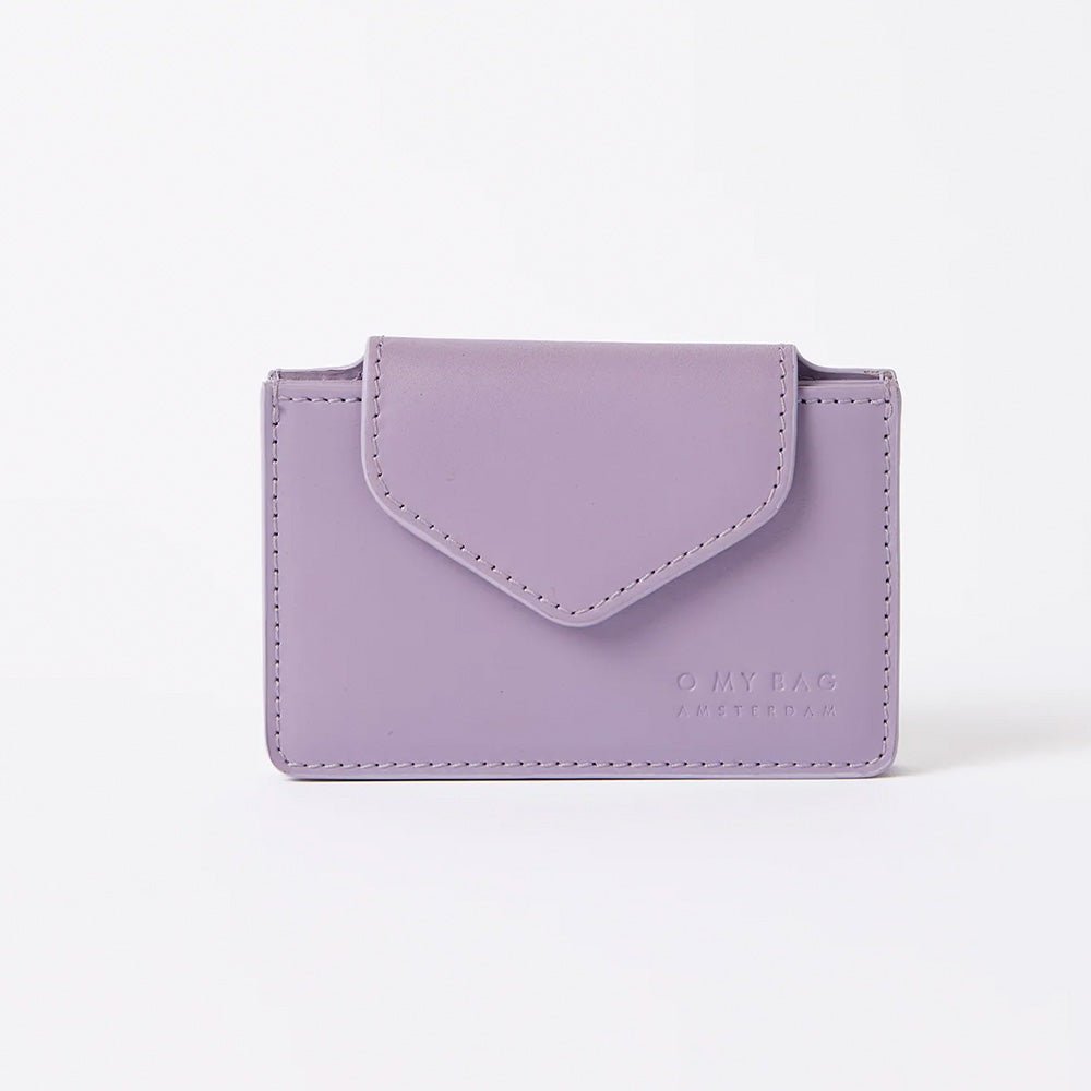 Portefeuille Harmonica - Cuir classique lavande