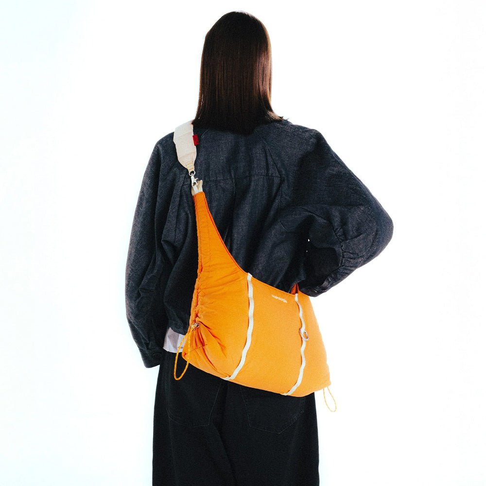 Cloud Hobo Small Burn Orange Silky Peach