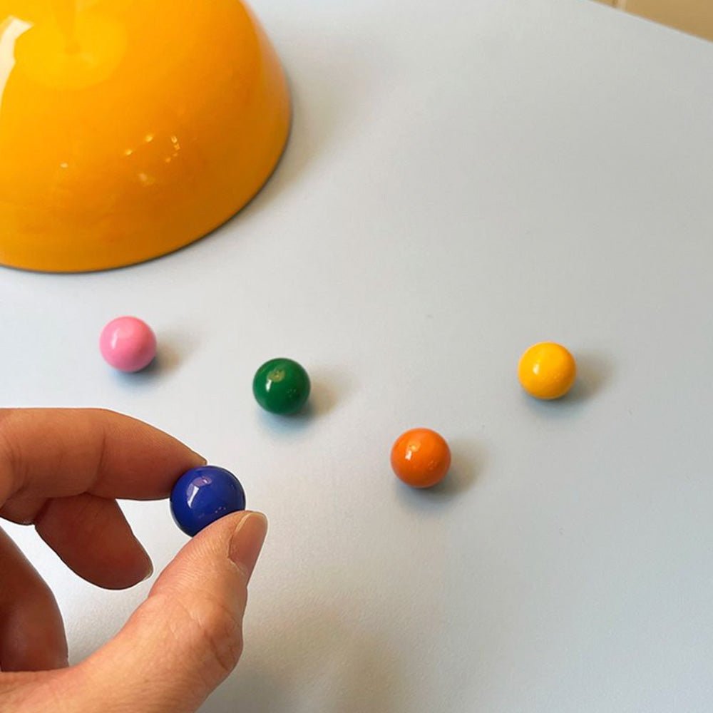 Aimants multicolores en forme de goutte (lot de 5)