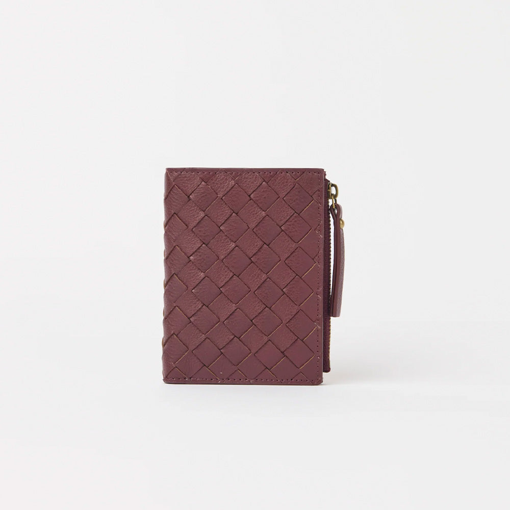 Cartera Jamie Trenzado Dark Cherry