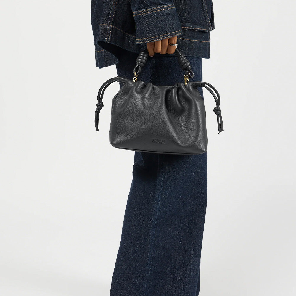 Bolso Kiki Mini Soft Grain Black