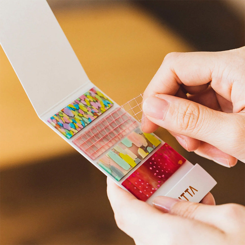 Pegatinas Transparente KITTA Note Drop