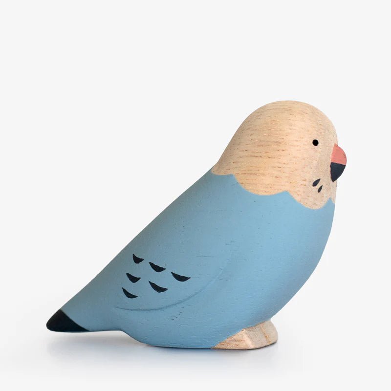 Animal de Madera Pole Pole Perruche Ondulada - Edición Limitada Kotori