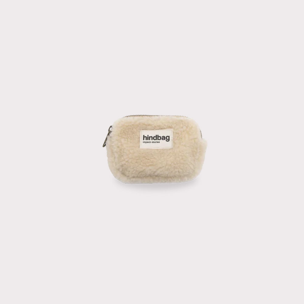 Lili Coin Purse Beige Fur