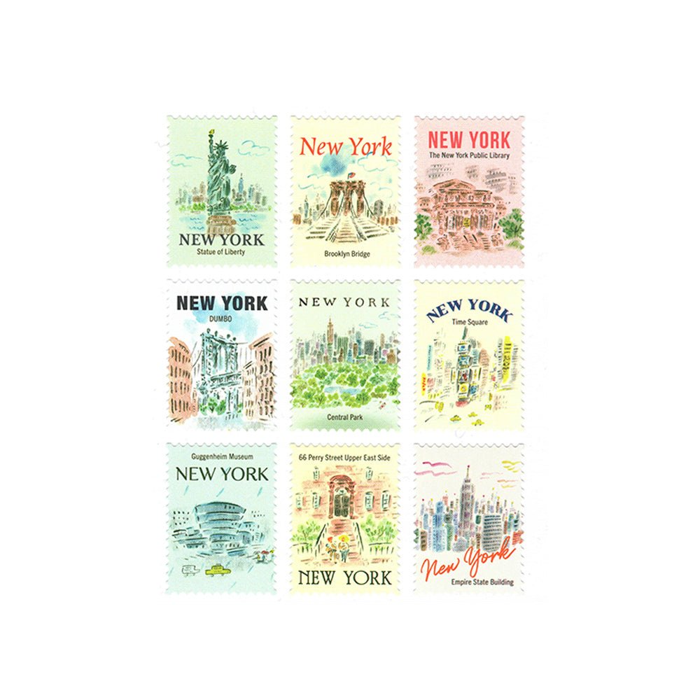 Poststamp Stickers L'après-midi // New York