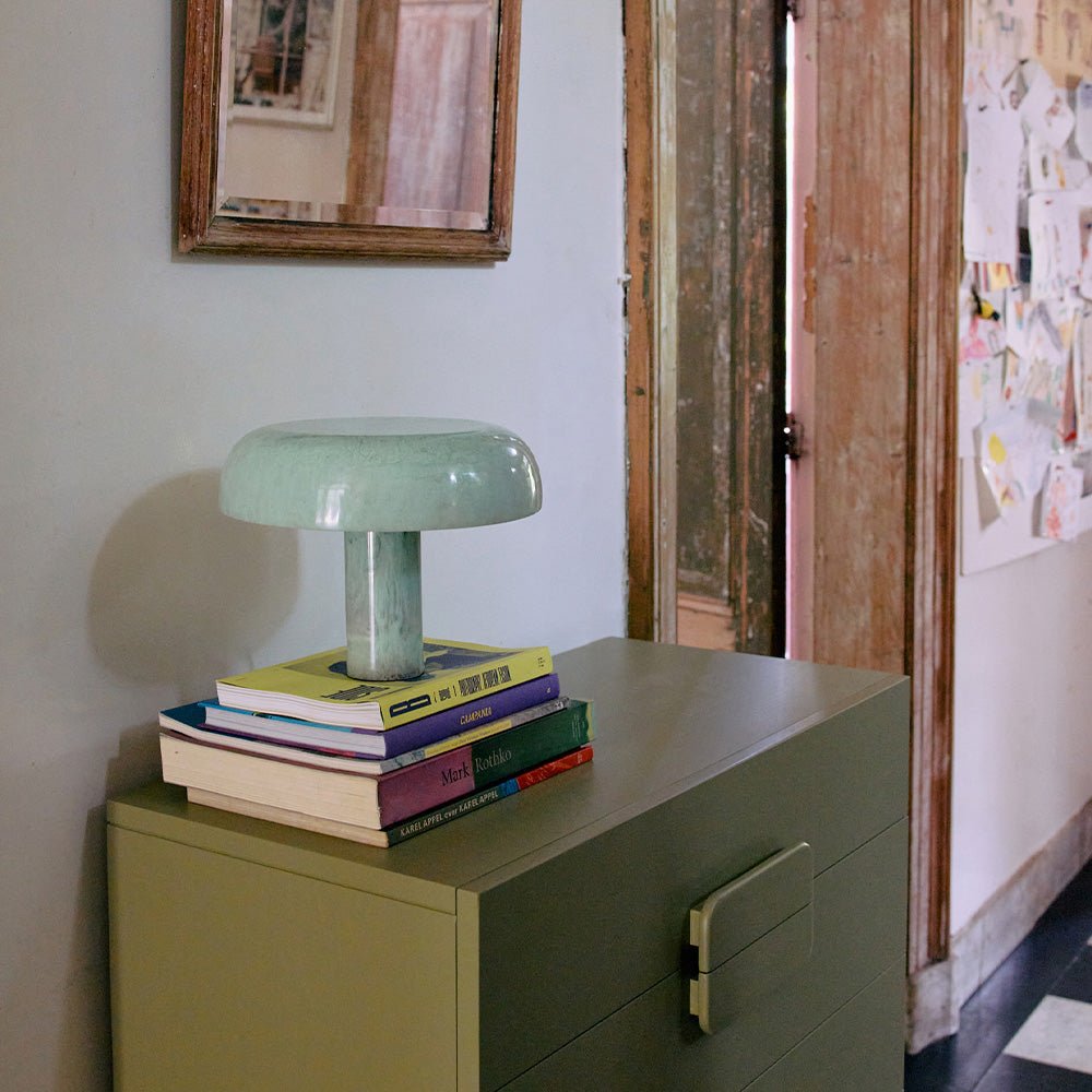 Lampe champignon petite - Menthe