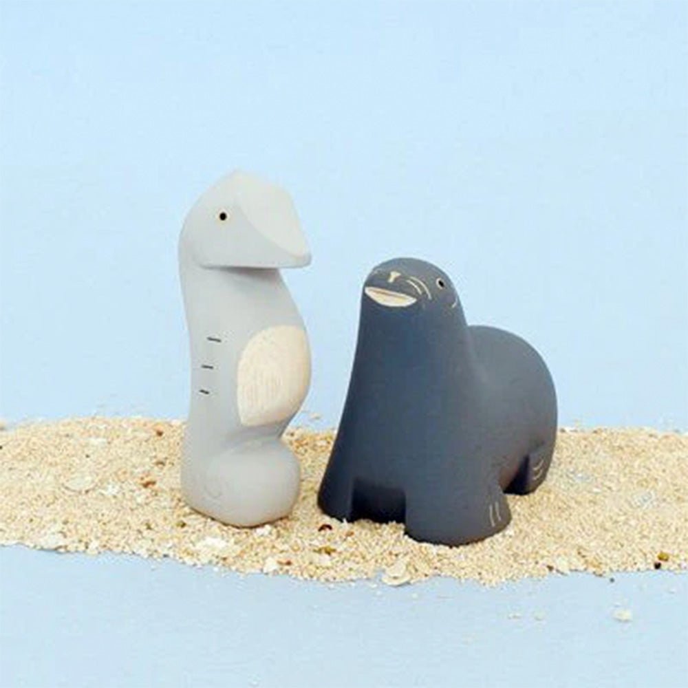 Pole Pole Wooden Animal Sea Lions