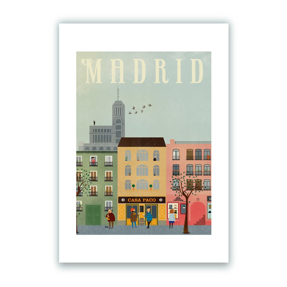 Madrid II Impresión Giclée A5