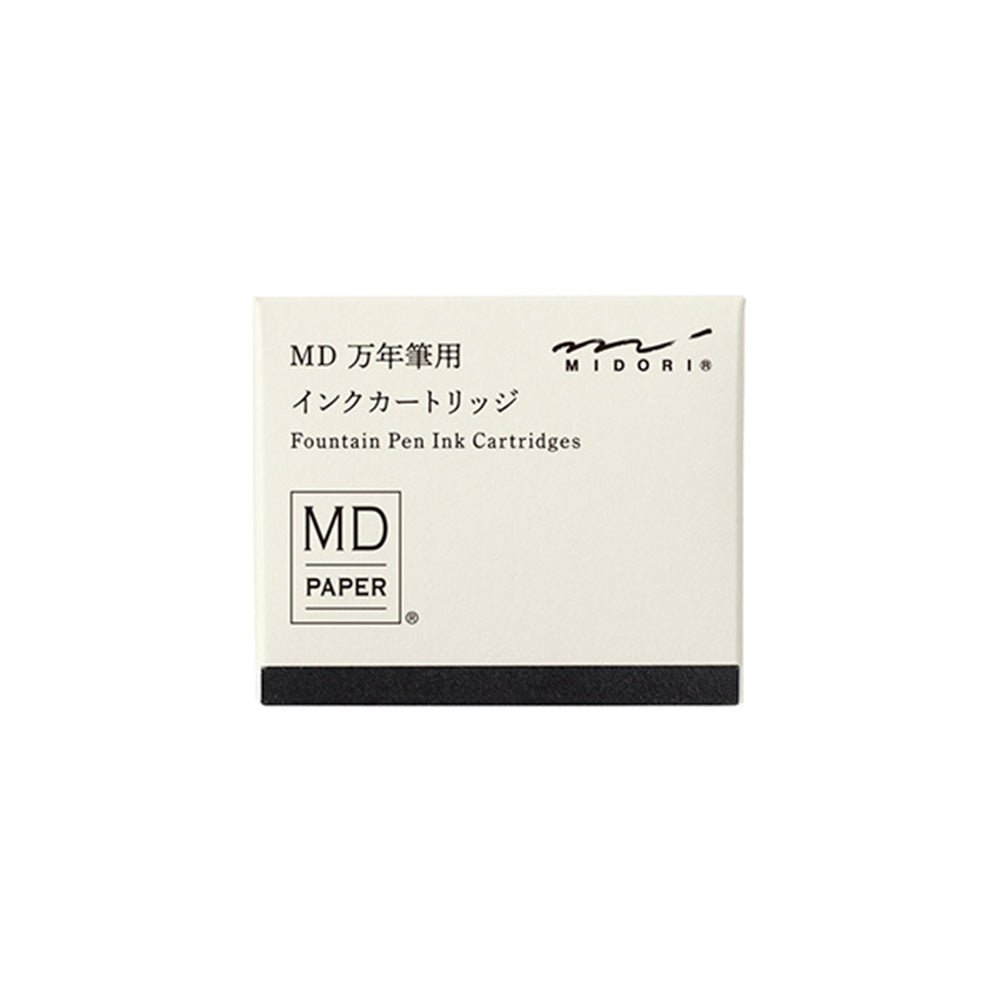 MD Cartridge for MD Fountain Pen Black (set of 6)