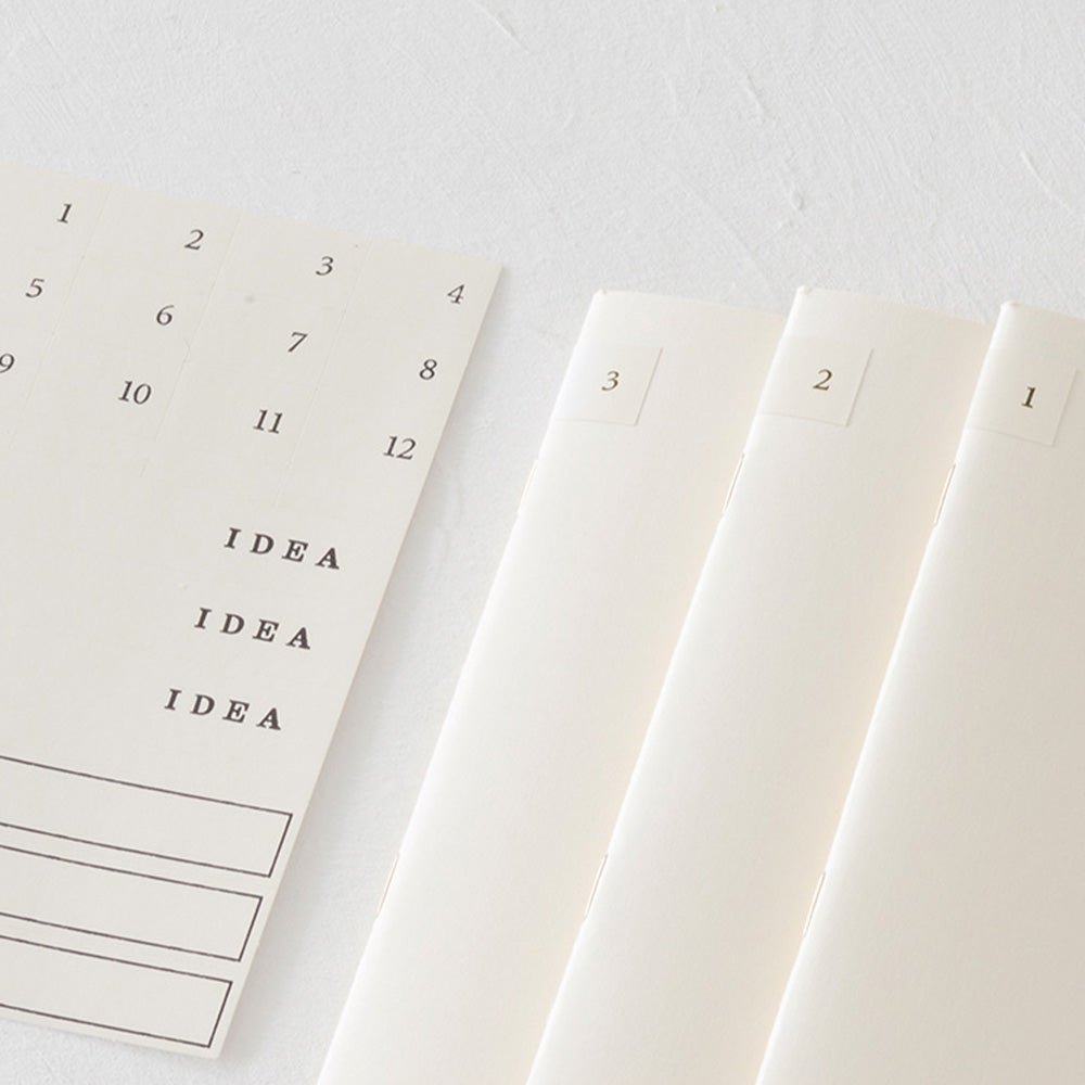 MD Notebook Light Variant A4 Blank (set of 3)