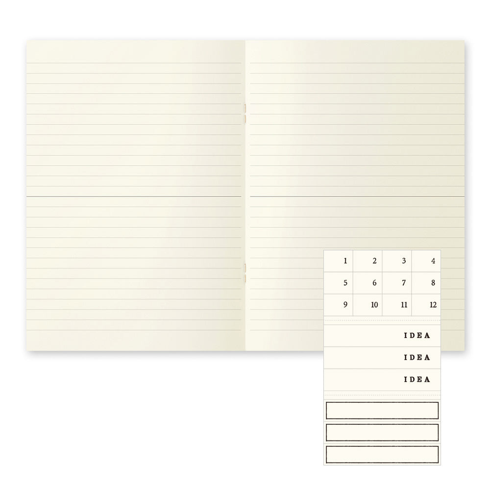 MD Notebook Ligero A5 Líneas (set de 3)