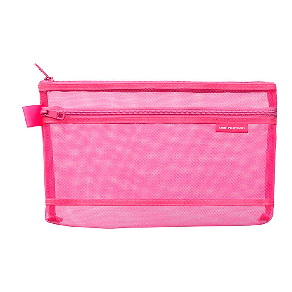 Estuche de Malla Rosa