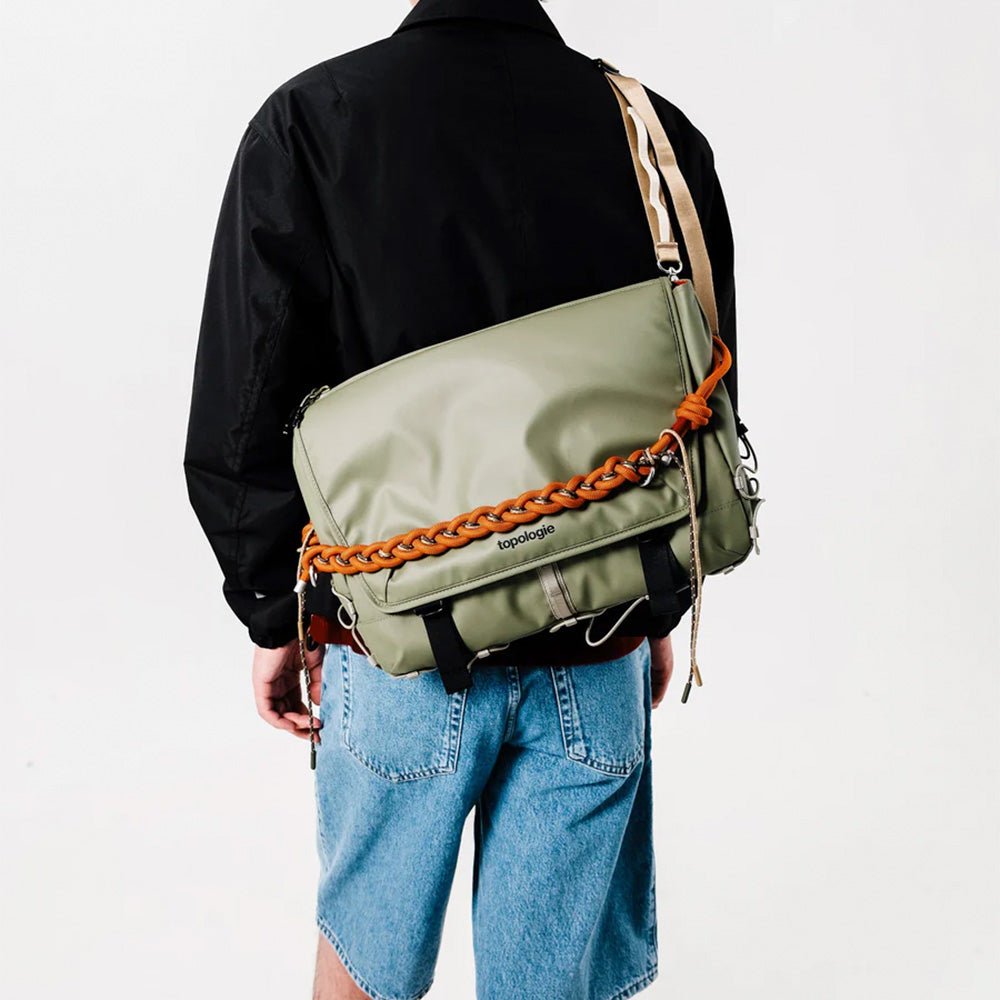 Messenger Sacoche Large Moss Dry