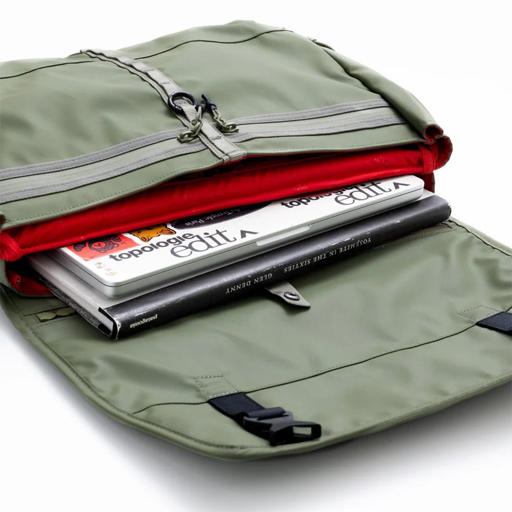 Messenger Sacoche Large Moss Dry