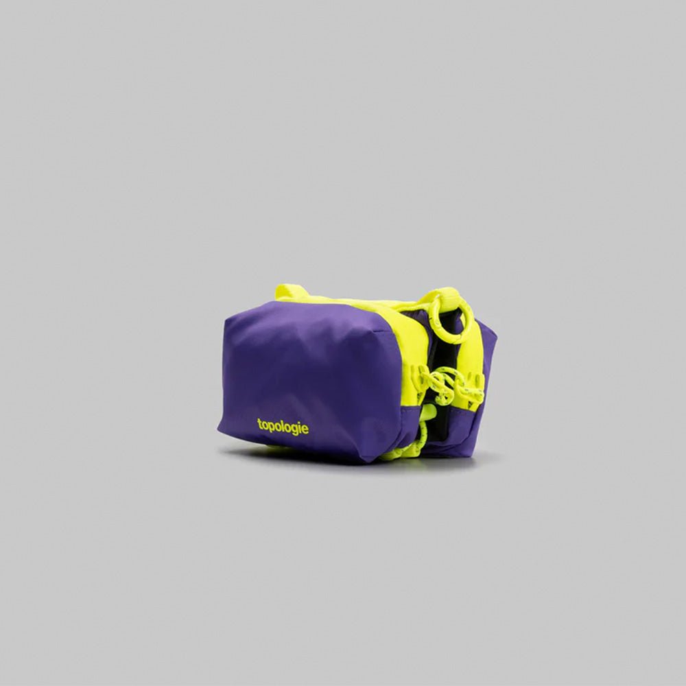 Bolso para Botella Mini Sacoche Morado Eléctrico / Amarillo Neón