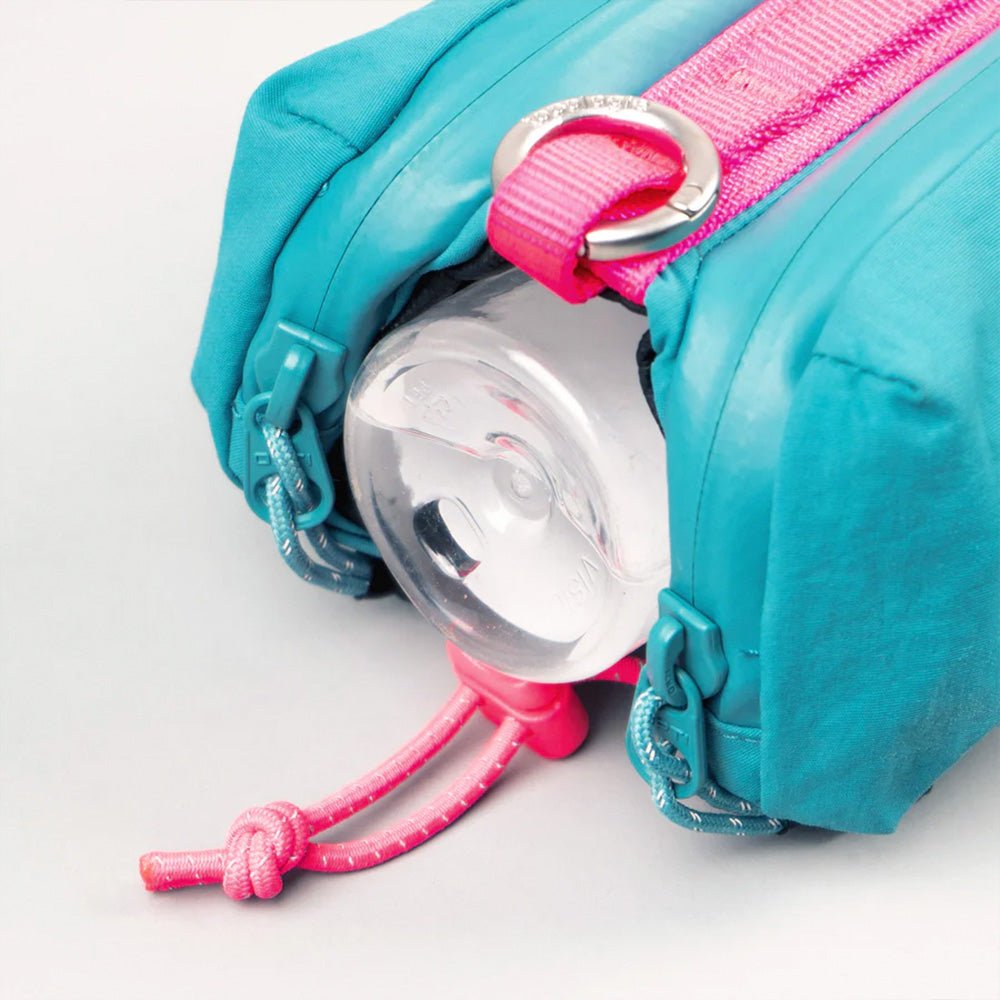 Bolso para Botella Mini Sacoche Morado Eléctrico / Amarillo Neón