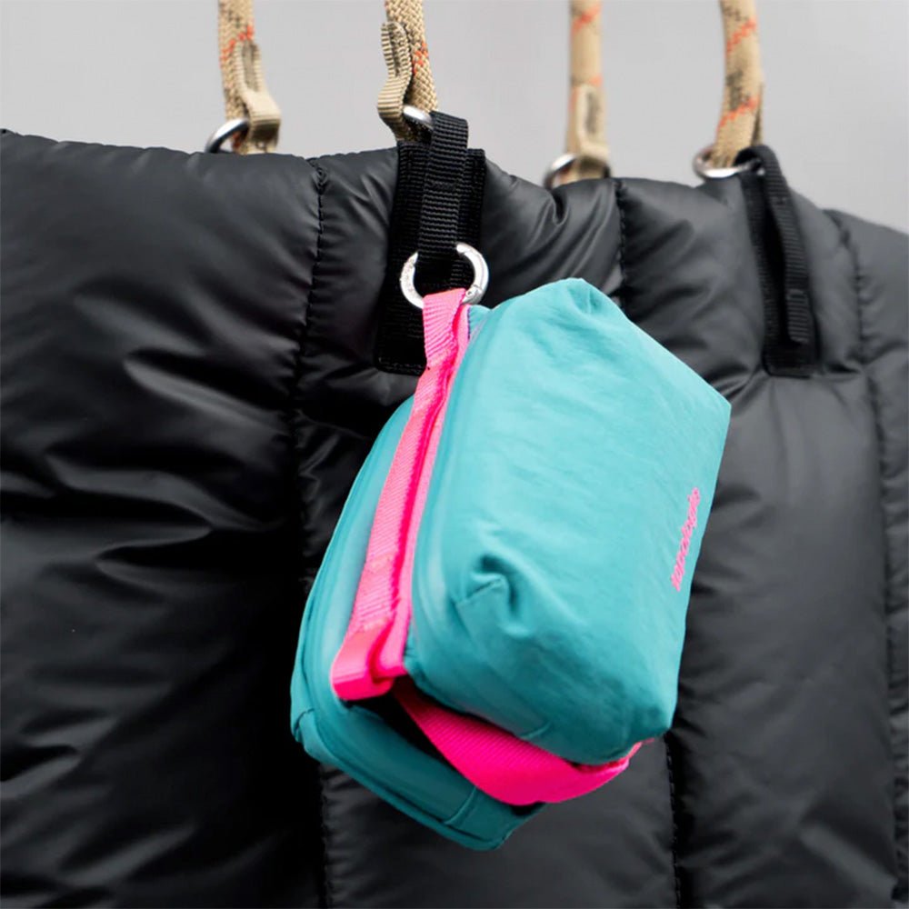 Bolso para Botella Mini Sacoche Morado Eléctrico / Amarillo Neón