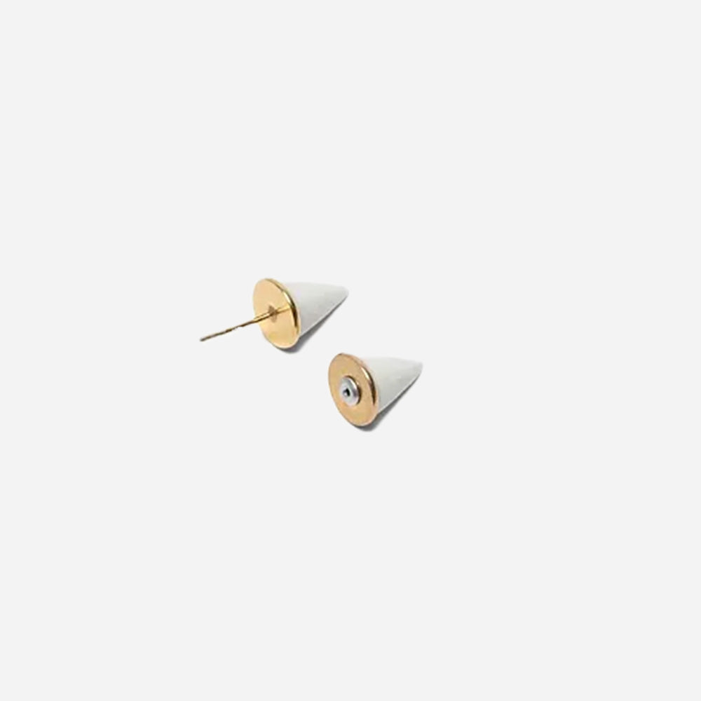 Boucle d'oreille double mini-pointe
