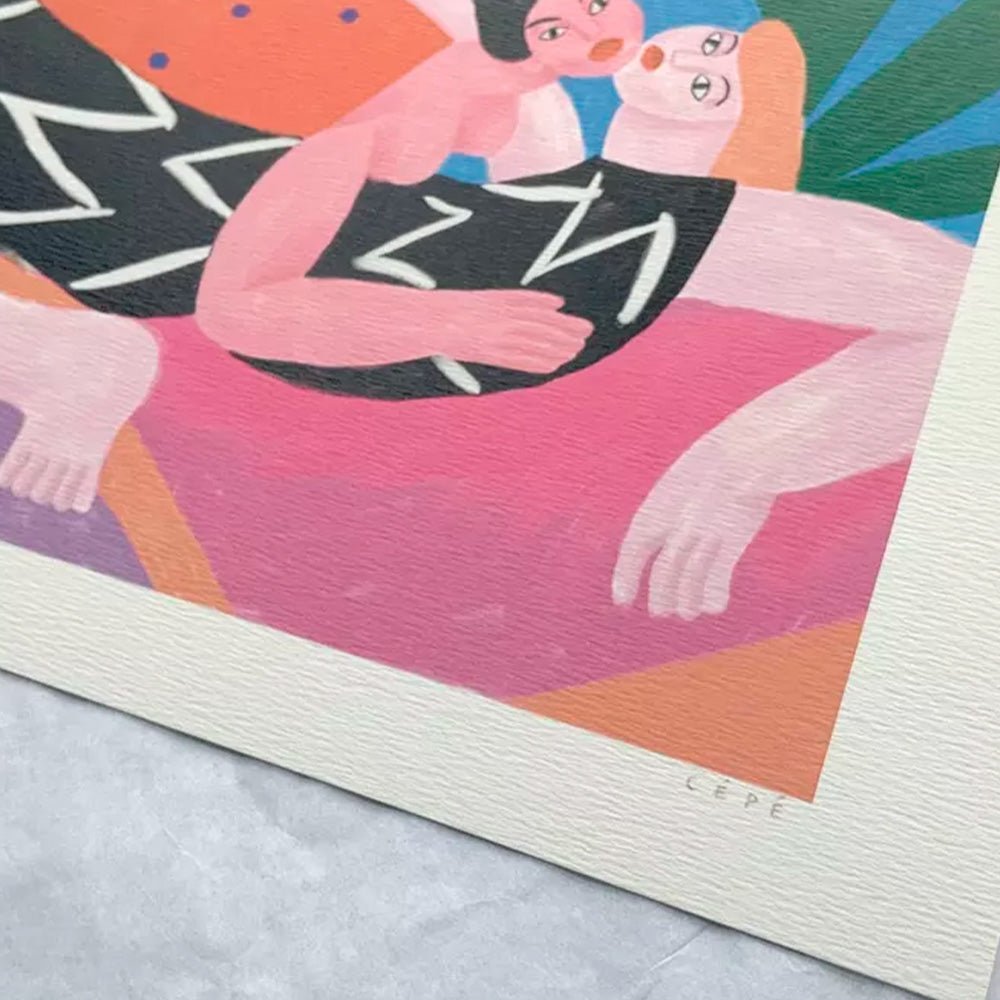 Motivo de Amor Lámina Impresión Digital