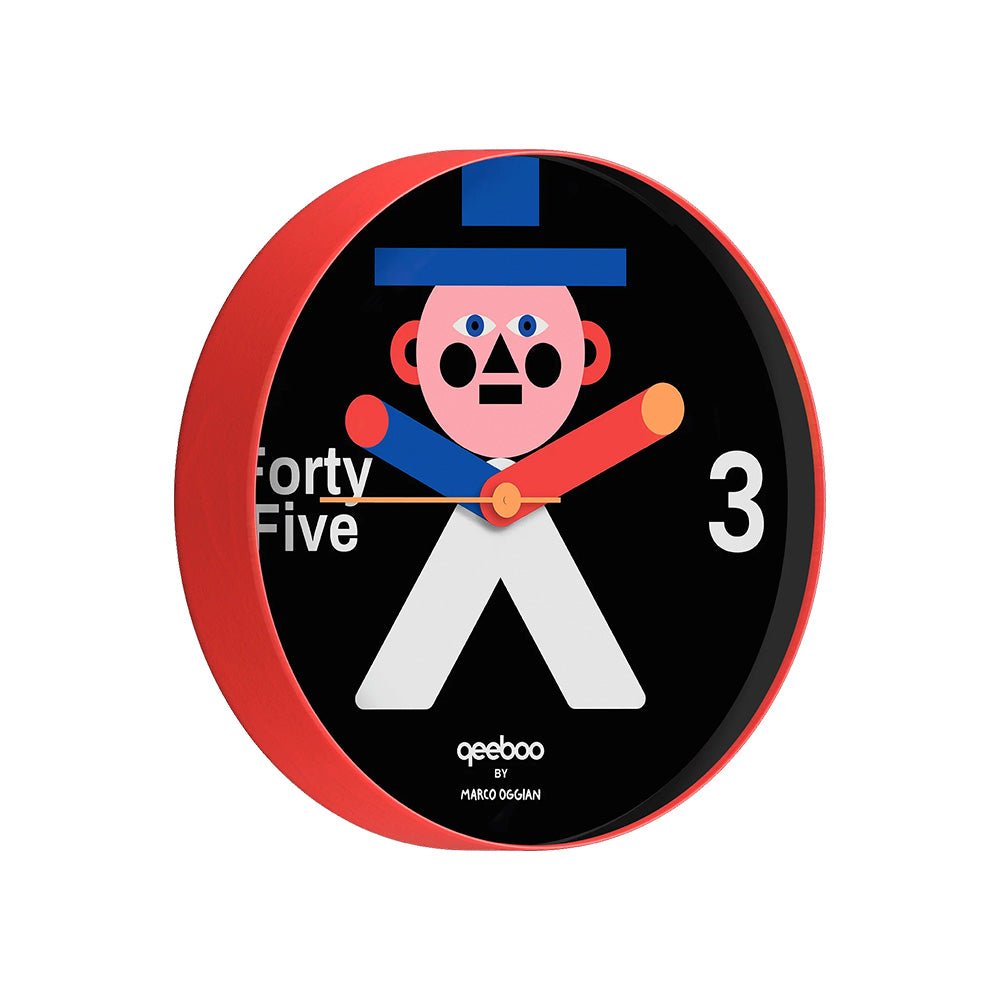 Mr. Wally Wall Clock by Marco Oggian