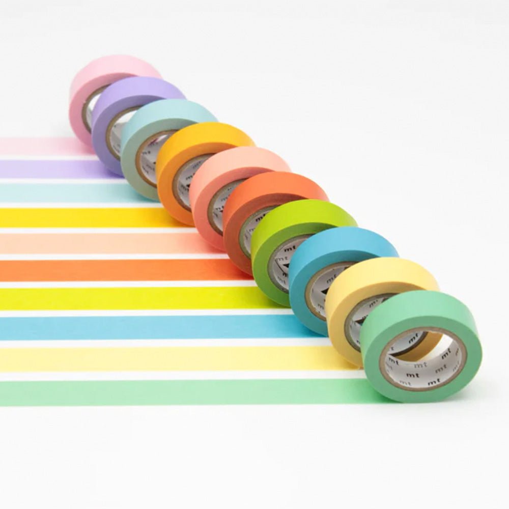 Masking Tape Gift box 10 Pieces Light Color