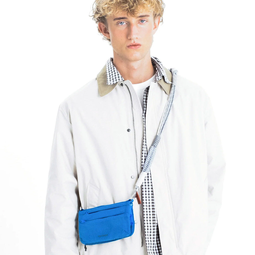 Macrame Strap Chambray