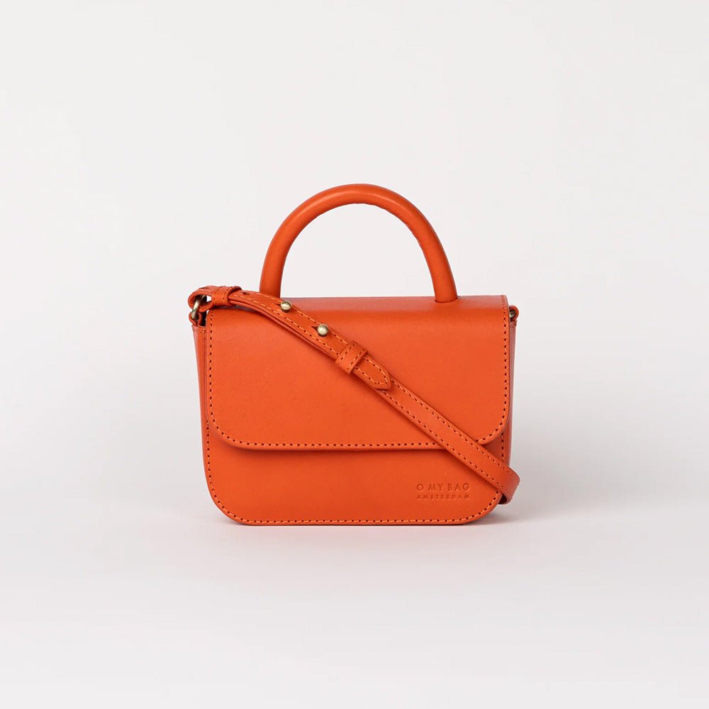 Nano Bag Tangerine Classic Leather