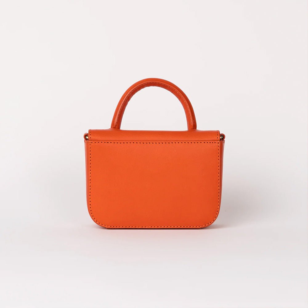 Nano Bag Tangerine Classic Leather