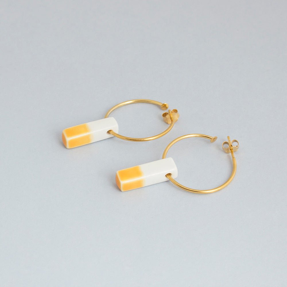 Earrings Segmento M Orange