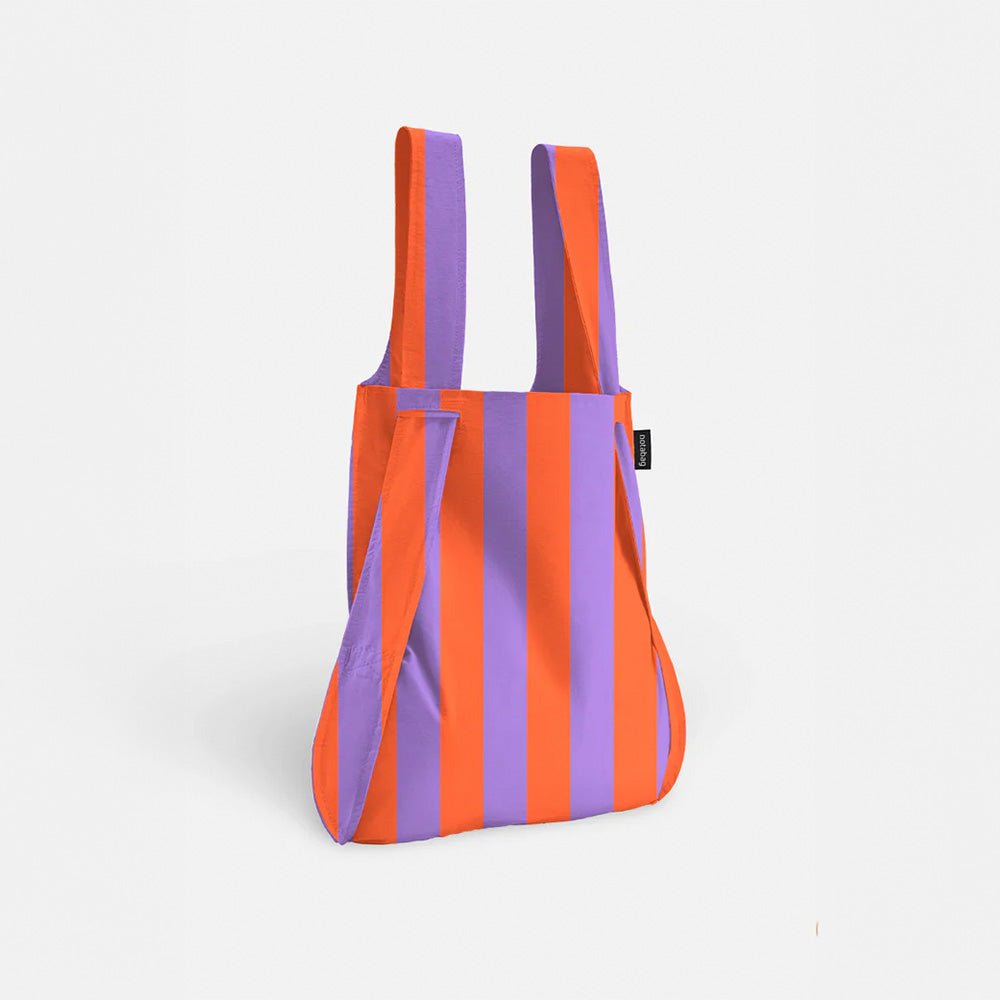 Notabag Rayures Rouges Violettes