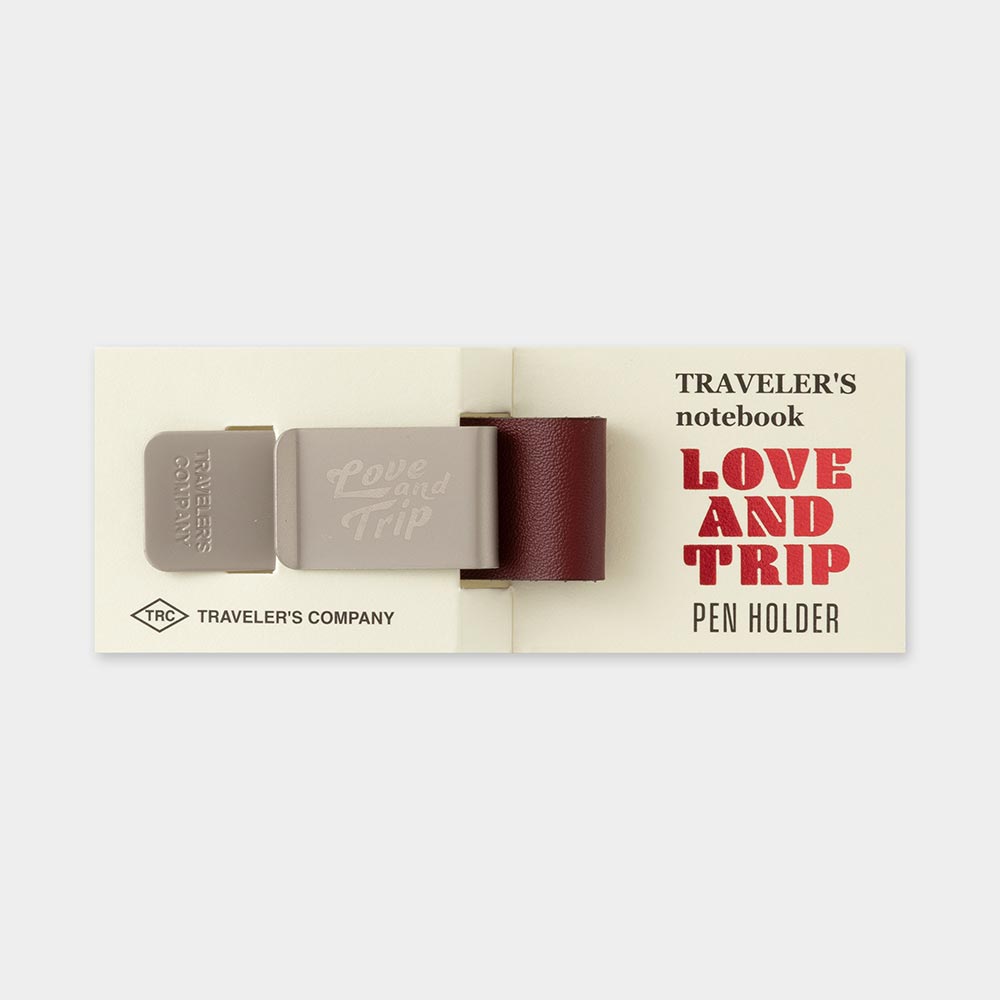 TRAVELER'S notebook LOVE AND TRIP Pen holder Red