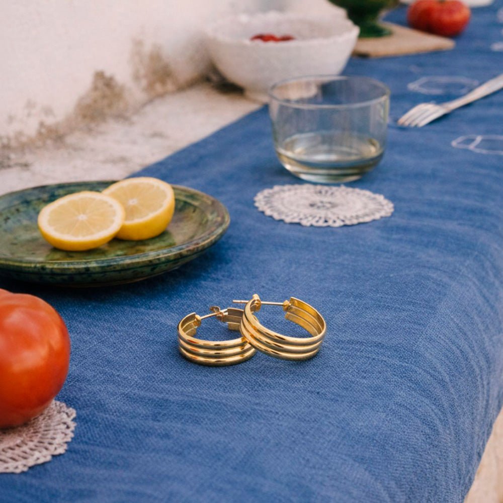 Nike Gold Earrings