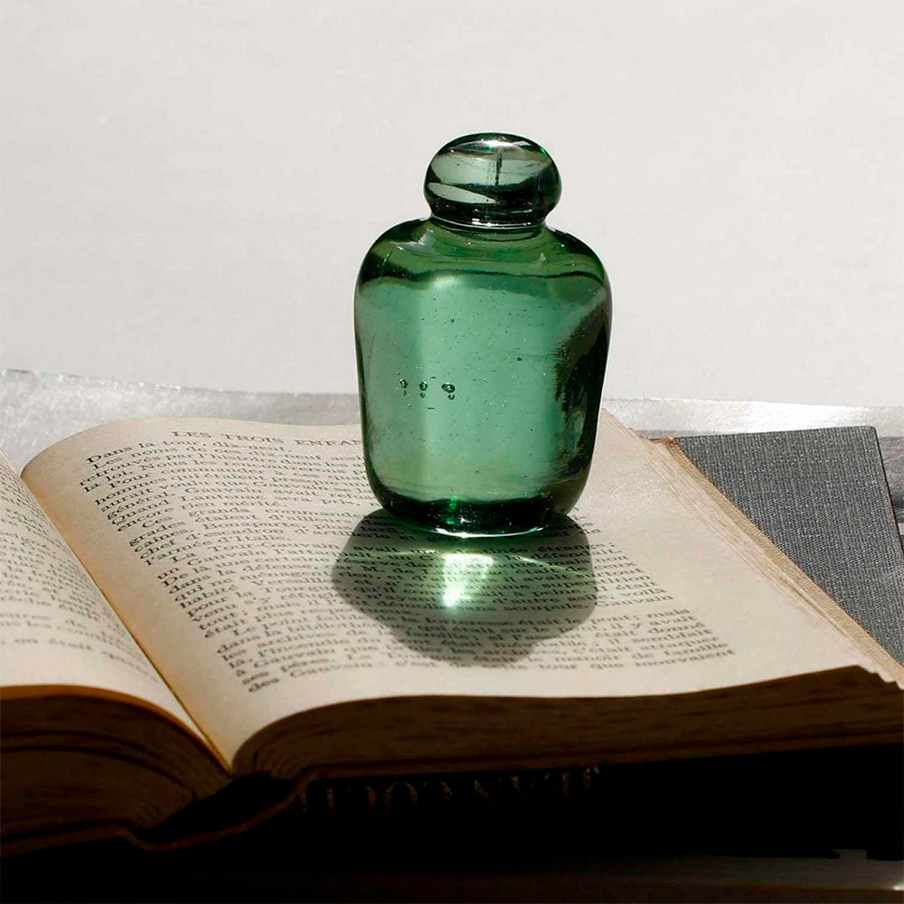 Bottle Green Recycled Glass Paperweight