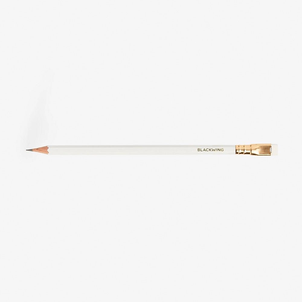 Lápiz Blackwing Pearl Blanco Grafito Medio