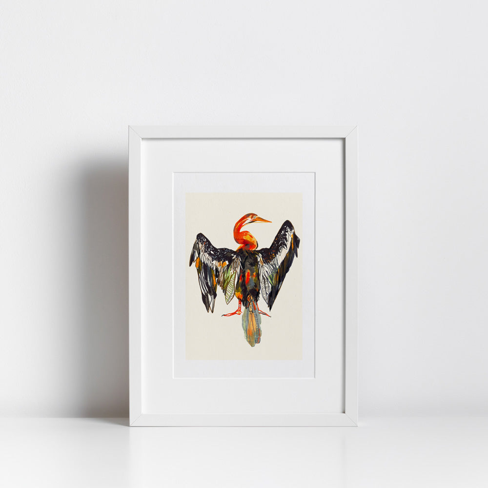 Pelícano Impresión Giclée