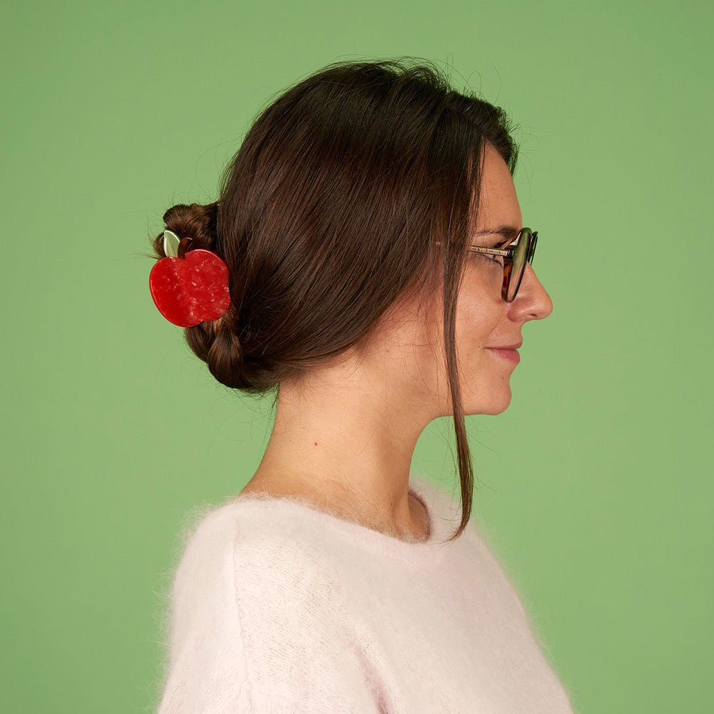 Hair Clip Apple