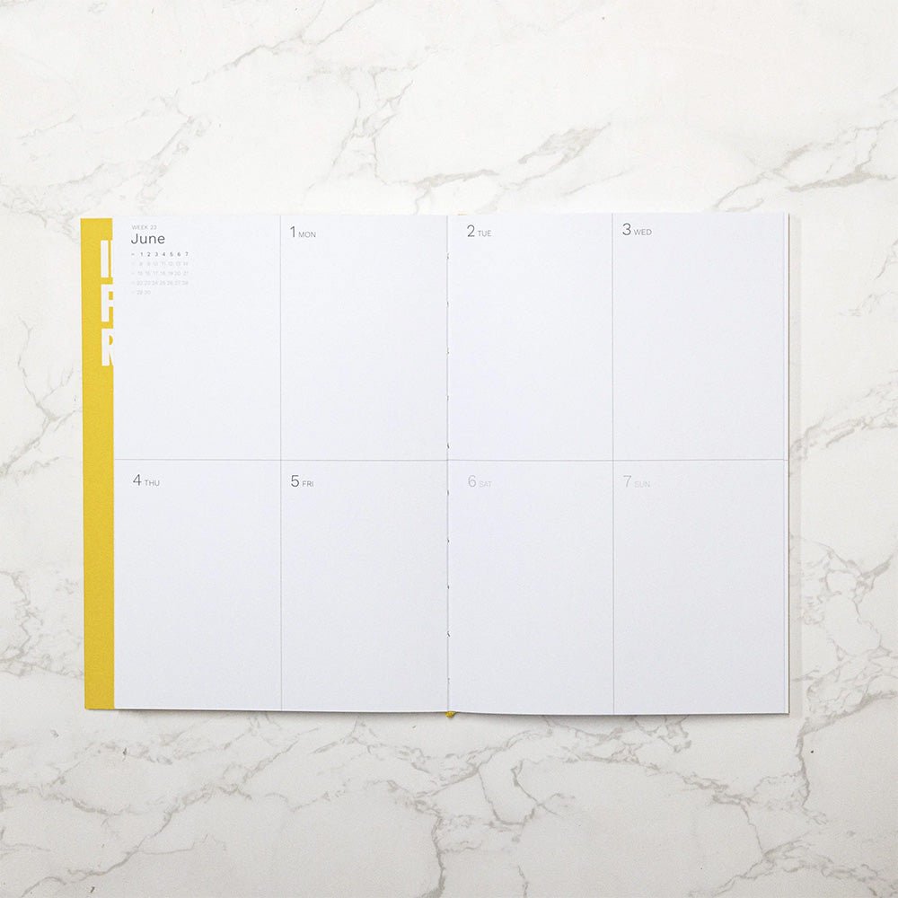 2026 Weekly Planner A5 Amarillo