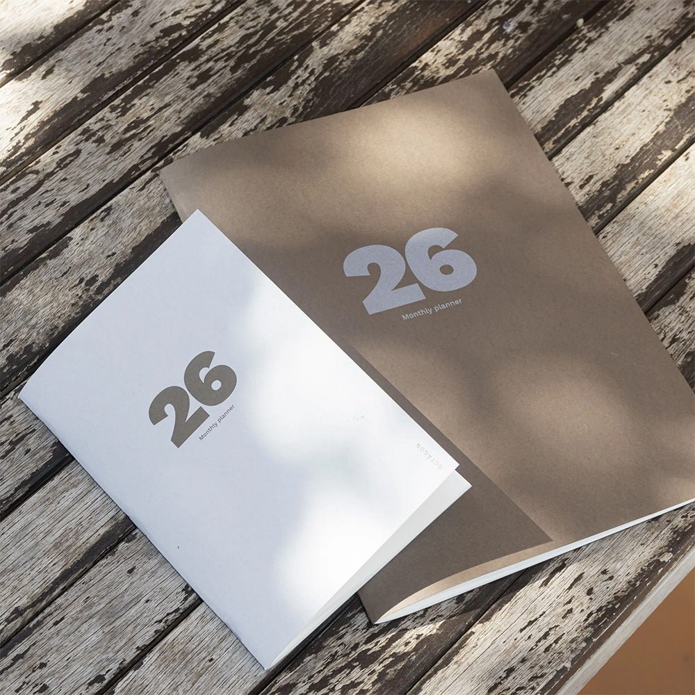 Agenda mensuel grand format 2026 Plus Cappuccino A4