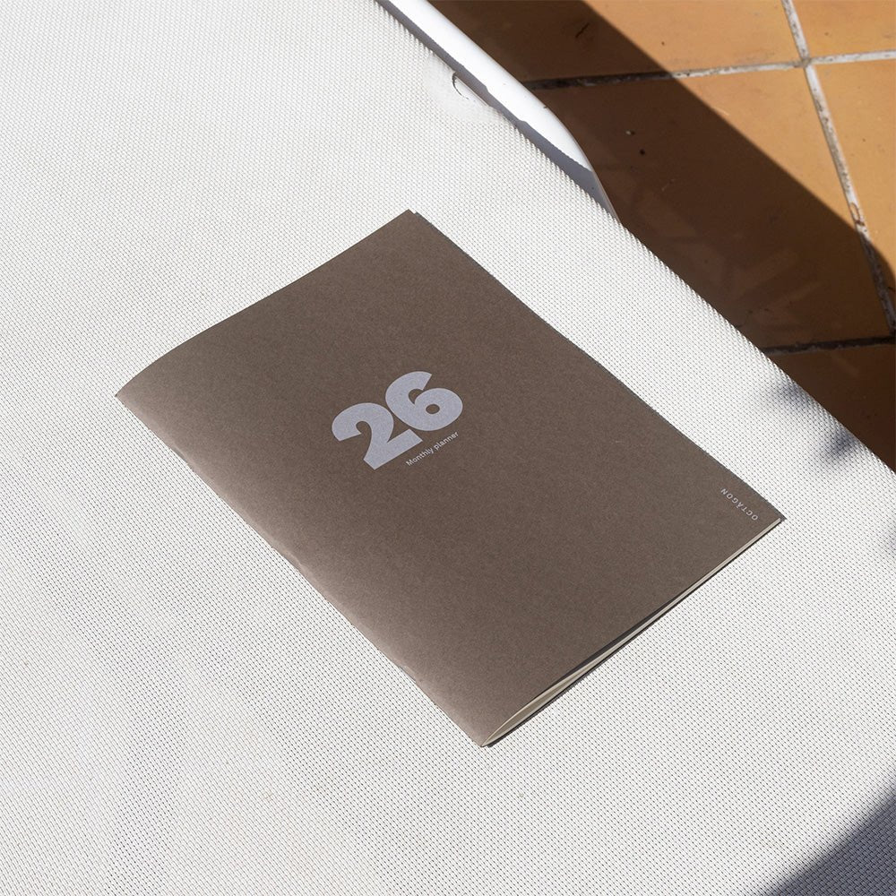 Agenda mensuel grand format 2026 Plus Cappuccino A4