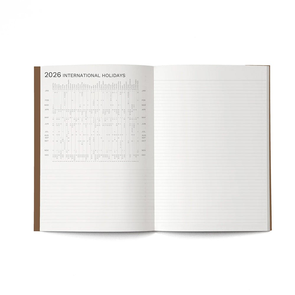 Agenda mensuel grand format 2026 Plus Cappuccino A4