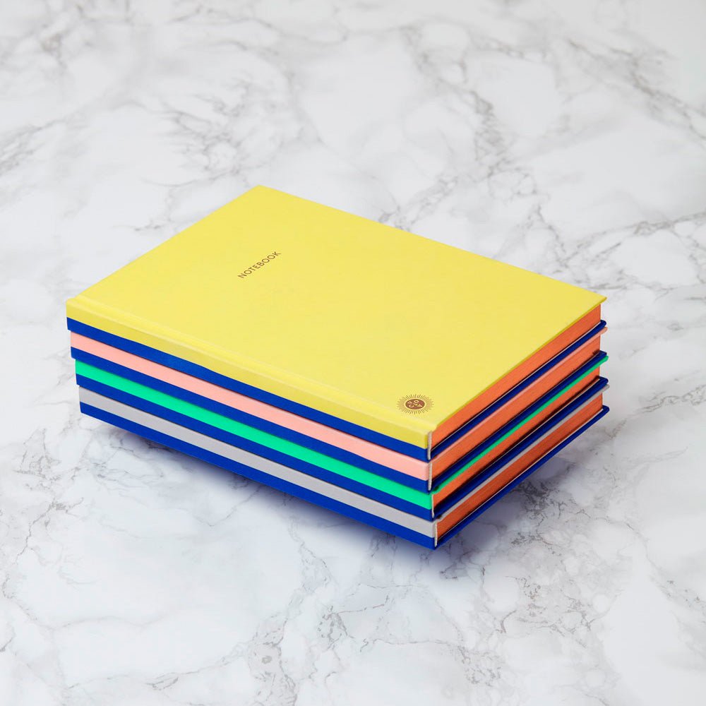 Cuaderno Planificador Doble Cara Amarillo/Azul