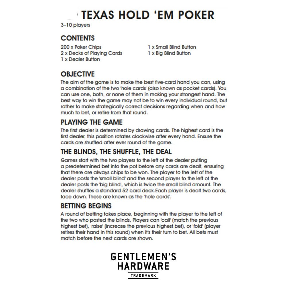 Coffret de poker Texas Hold'Em