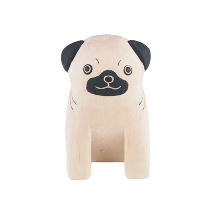 Pole Pole Wooden Animal Pug