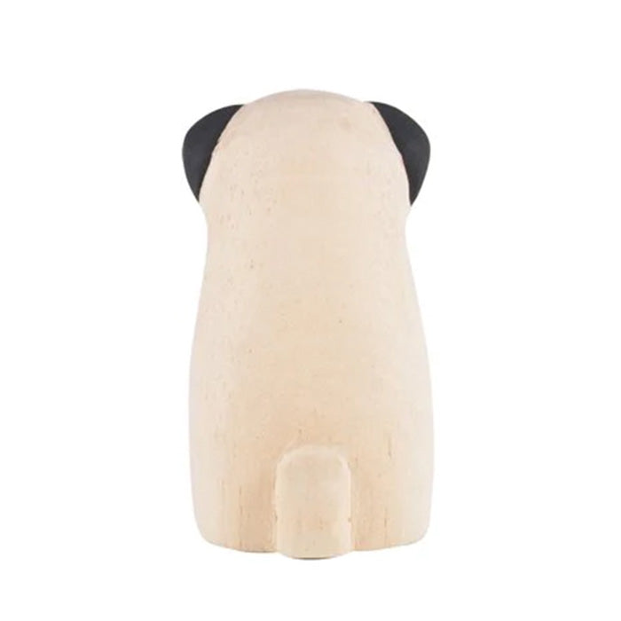 Pole Pole Wooden Animal Pug