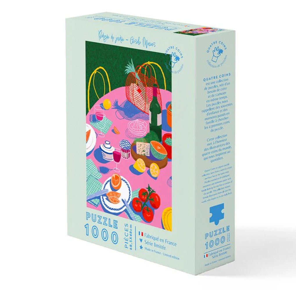 Puzzle Bodegón de Jardín por Gisèle Murias - 1000 Piezas