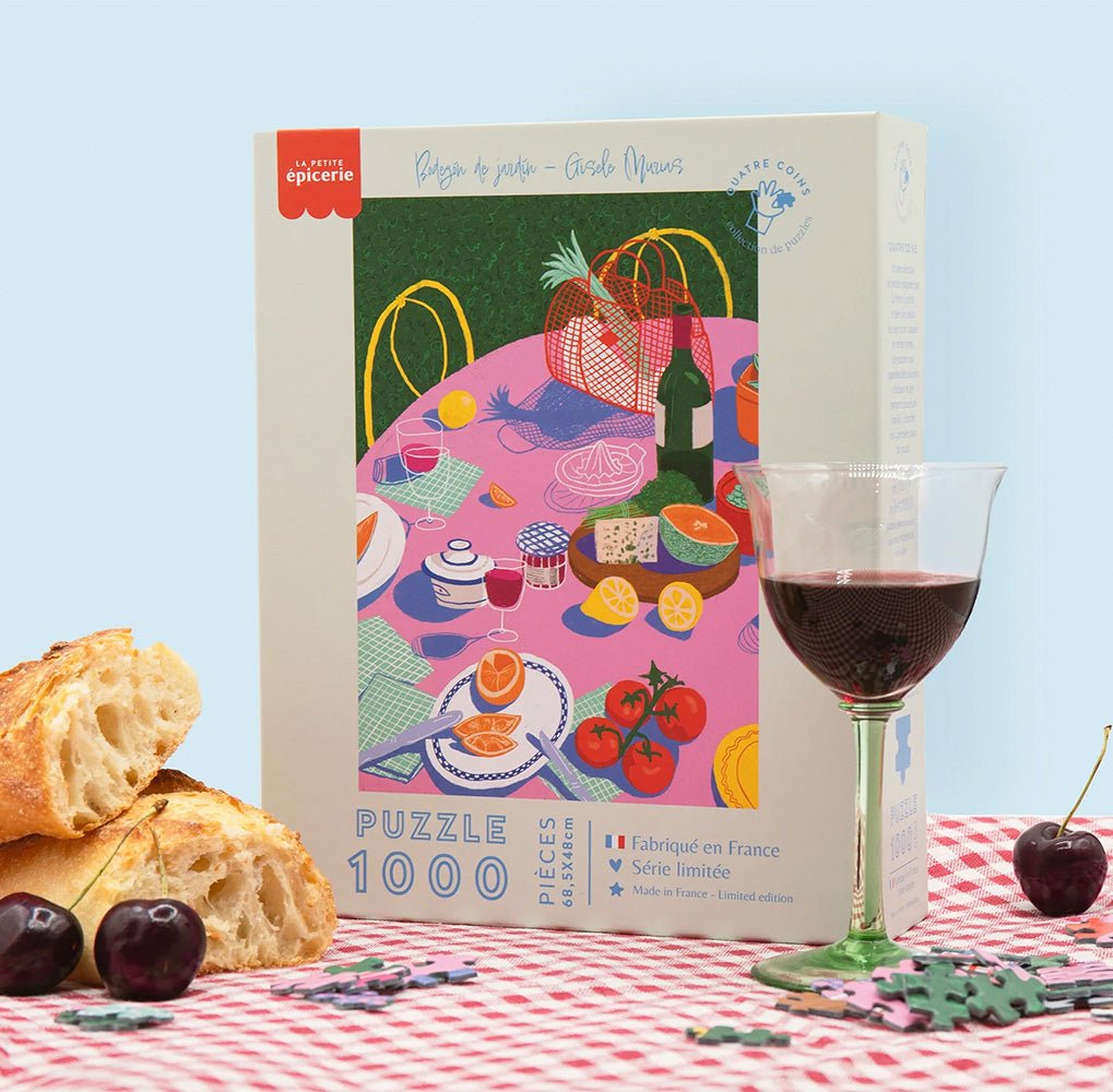 Puzzle Bodegón de Jardín por Gisèle Murias - 1000 Piezas