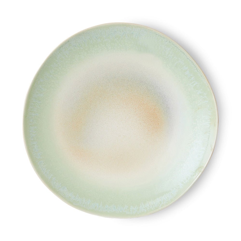 70s Ceramics: Dinner Plates - Palms
