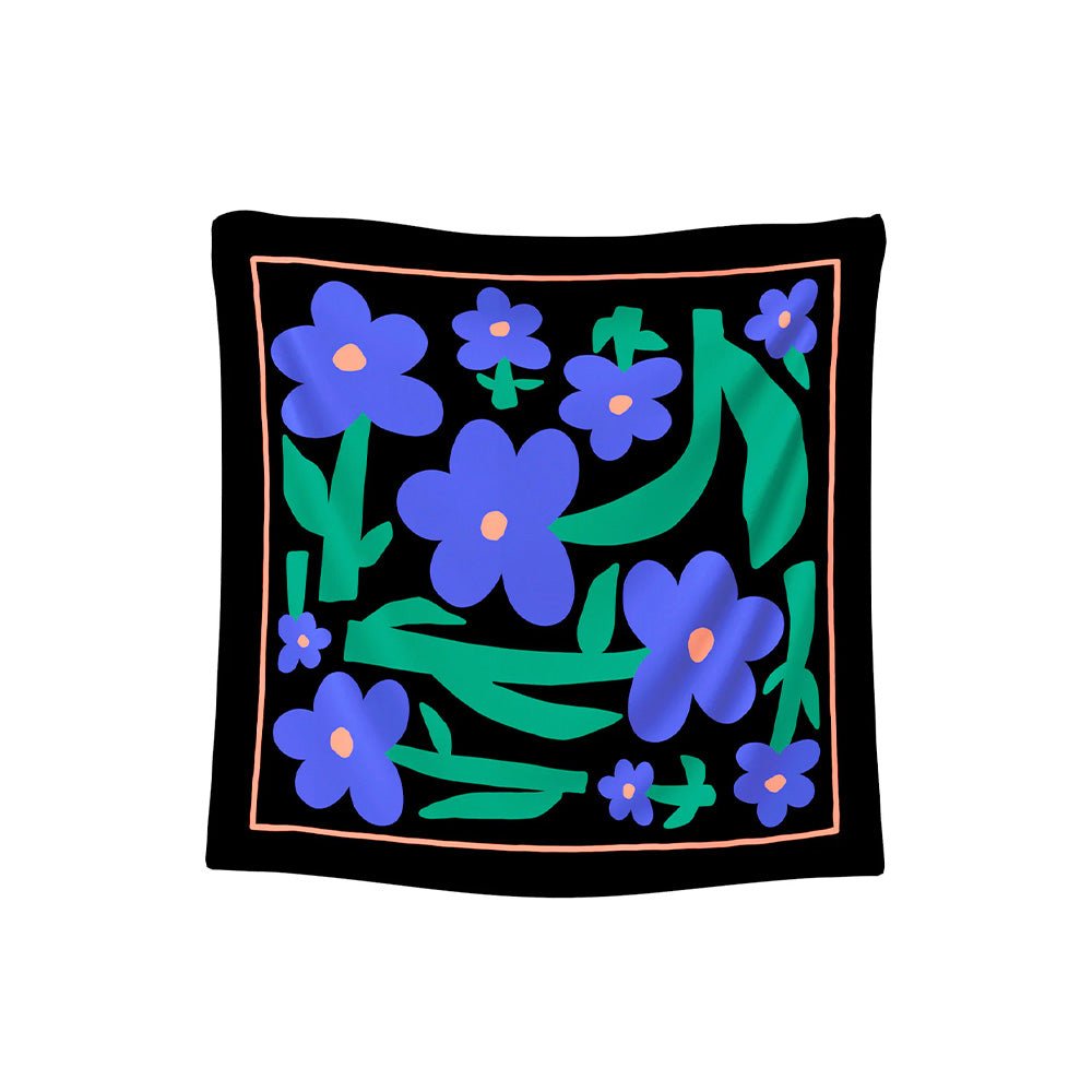 Pañuelo Blue Las Flores
