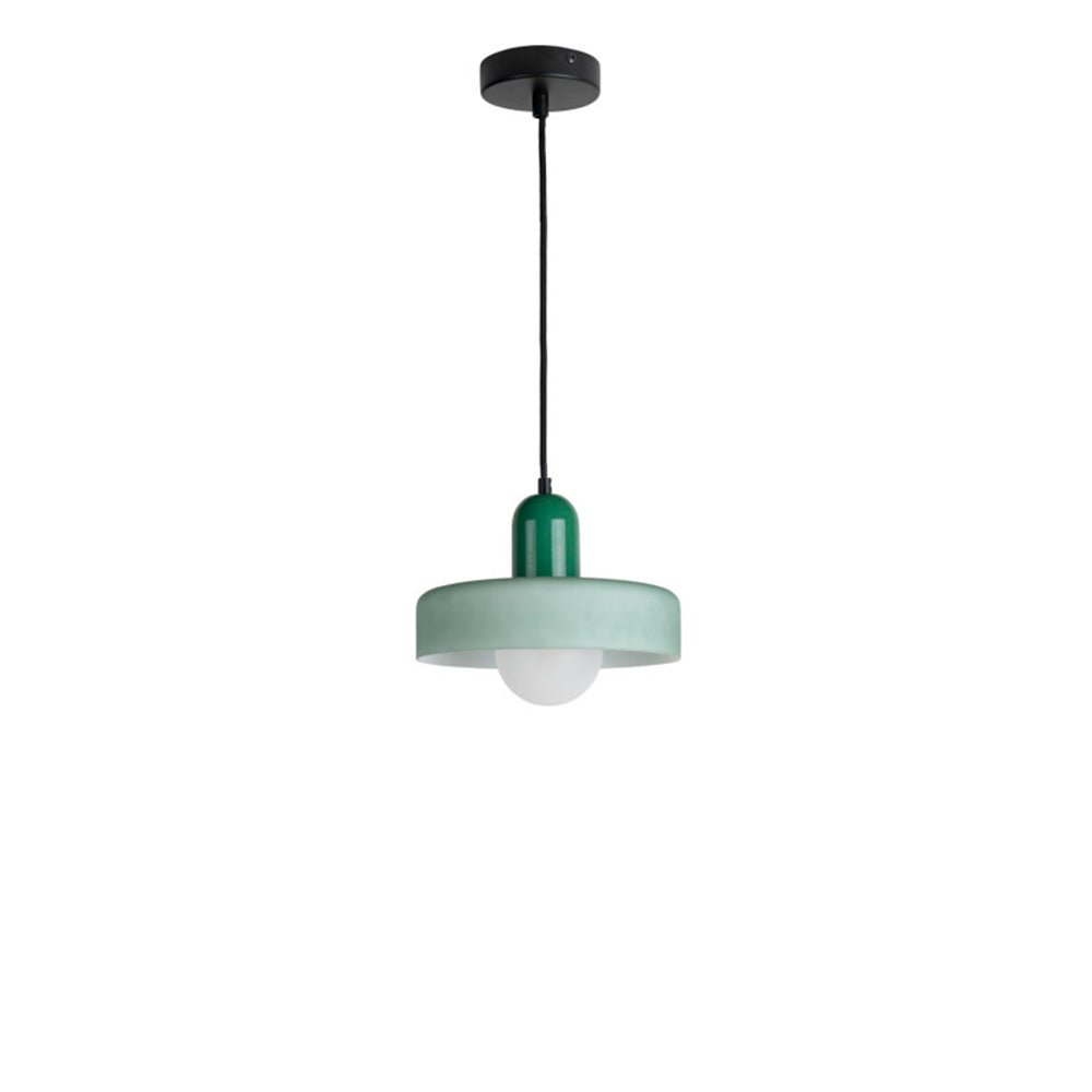 Lampe de plafond opaque vert jungle