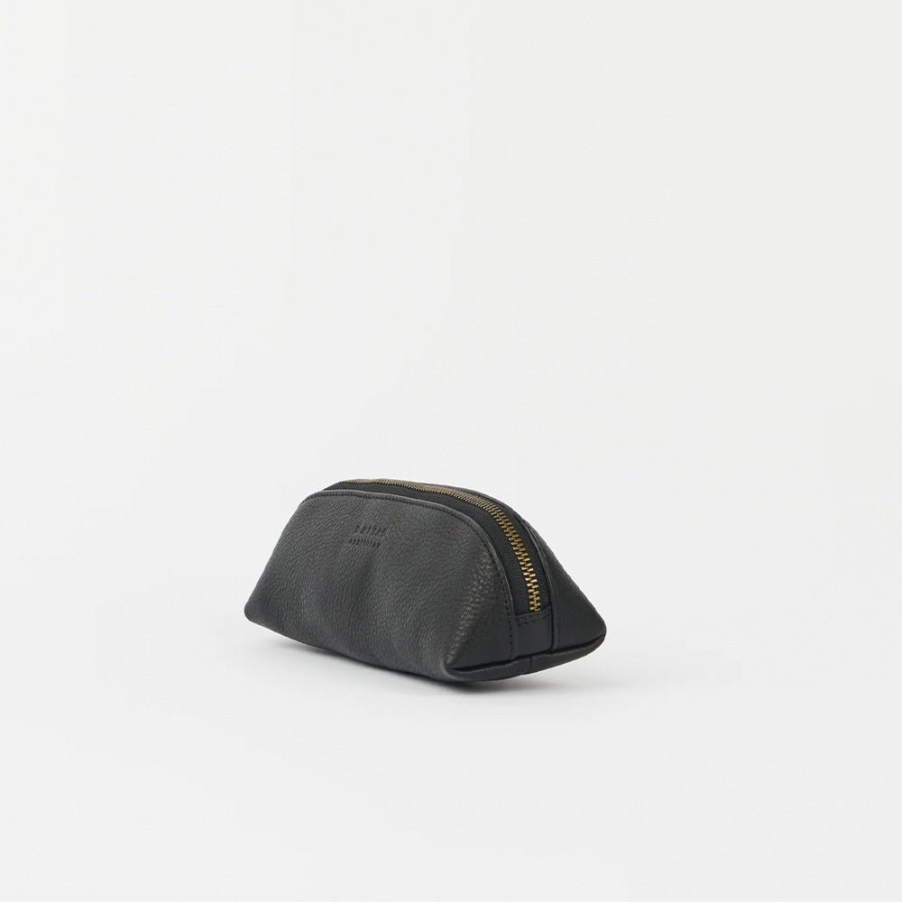 Estuche Pequeño Soft Grain Leather Black